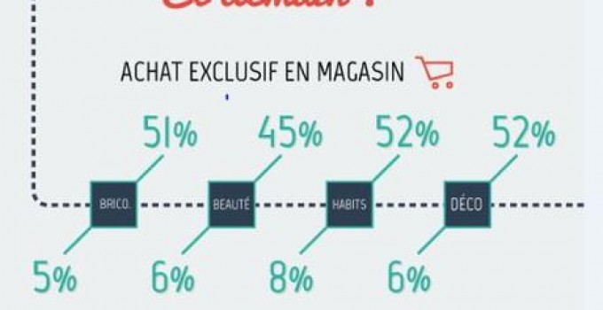 Français et magasins connectés